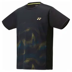 ヨネックス YONEX ユニゲームシャツ（フィットスタイル） テニス・バドミントン ウェア（ユニ） (10678)、(007)ブラック
