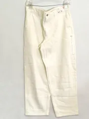 【220796】UNIQLO ユニクロ  JEANS リラックス　アンクルジーンズ メンズ  XL ホワイト