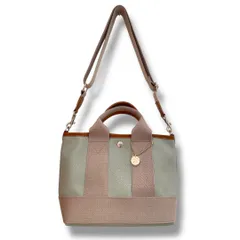 efffy 別注 BREATH TOPKAPI 2way ミニトートバッグ 美品 綺麗目カジュアル デイリー コンパクト 日本製 ライトグリーン レディース ゴーゴー古着セントラルパーク名古屋店NO.1788