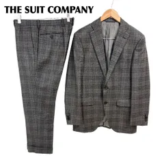 美品 THE SUIT COMPANY スーツセットアップ 175cmブラウン
