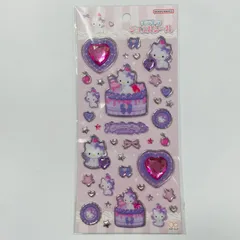 チャーミーキティ　サンリオ　キラキラジュエルシール　Y2Kホイップ　サンスター文具　4901770034652　平成レトロ