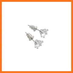 【新品】 [ヴァンテーヌ] VINGTAINE ピアス イヤリング 一粒 キュービックジルコニア 6mm 7mm 58面体 ラウンドブリリアントカット P5099-6-P 1