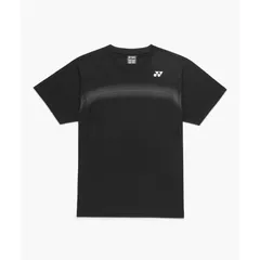 ヨネックス YONEX ユニＴシャツ テニス・バドミントン ウェア（ユニ） (16839)、(007)ブラック