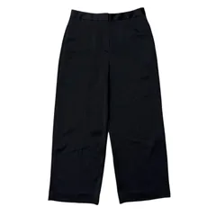  theory luxe セオリーリュクス ワイドパンツ ブラック シンプル 上品 フォーマル レディース 44サイズ【ZK80】