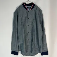新品未使用　TOMMY  HILFIGER　シャツブルゾン　刺繍ロゴ