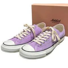 CONVERSE ADDICT(コンバースアディクト) CHUCK TAYLOR SUEDE OX チャックテーラー スウェード ローカット スニーカー 1CL691 30cm パープル