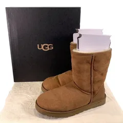 UGG アグ M CLASSIC SHORT クラシックショートムートンブーツ ブラウン M/5800 Size US10 (28.0cm)