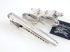 バーバリー Burberrys 騎士/ホース ロゴ ネクタイピン カフス セット