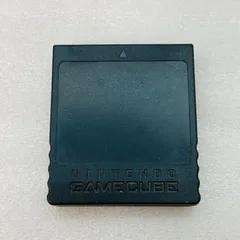【動作確認済み】【純正品】任天堂 ゲームキューブ メモリーカード 251 スロット DOL-014 ブラック 黒 ニンテンドー Nintendo GameCube GC DK8