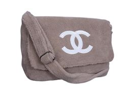 CHANEL シャネル ショルダーバッグ プレシジョン - ベージュ系 ボア レディース ココマーク ノベルティ 美品
