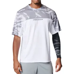 underarmour(アンダーアーマー) 61ヤード テック ノベルティ S/S T 野球ソフト半袖Tシャツ M (6012714-100)26SS、WHT