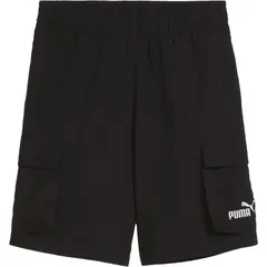 PUMA(プーマ) ESS NO.1 ロゴ ウーブン カーゴ ショーツ B スポーツスタイル ウェア ショートパンツ 687759、(01)プーマブラック