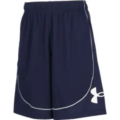 underarmour(アンダーアーマー) 61UAネクストジェン ロゴ ショーツ バスケットショート･3/4パンツ (6012512-410)、MDN/MDN/WHT
