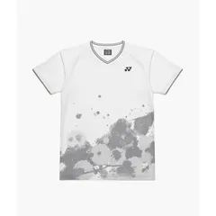 ヨネックス YONEX ユニゲームシャツ テニス・バドミントン ウェア（ユニ） (10743)、(011)ホワイト