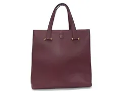 Cartier カルティエ ハンドバッグ マストライン - ボルドー レザー レディース 美品