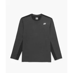 ヨネックス YONEX ユニロングスリーブＴシャツ テニス・バドミントン ウェア（ユニ） (16848)、(007)ブラック