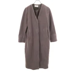 FRAY I.D フレイアイディー ウールコート 1 パープルグレー レディース 古着