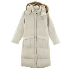 Columbia コロンビア アウトドア ダウンコート S オフホワイト系 レディース 古着