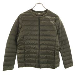UNIQLO ユニクロ ライトダウンジャケット XL カーキ系 レディース 古着