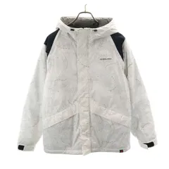 NEW BALANCE ニューバランス ゴルフ 中綿ジャケット 5 ホワイト系 2WAY メンズ 古着