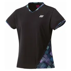 ヨネックス YONEX ウィメンズゲームシャツ テニス・バドミントン ウェア（レディース） (20893)、(007)ブラック