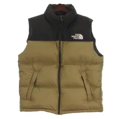 ザノースフェイス THE NORTH FACE ヌプシベスト ダウン ND92557 ベージュ系 XL