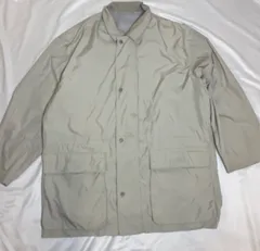 【223014】CROCODILE クロコダイル  ナイロン風ジャケット　アウター　メッシュ　ポリエステル100％　L メンズ  ・ ベージュ