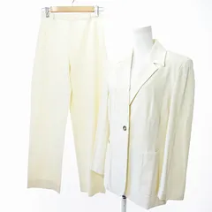 ジャンフランコフェレ GIANFRANCO FERRE セットアップ パンツ スーツ コットン 40 ベージュ 0307のサムネイル