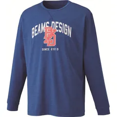 zett(ゼット) BEAMS DESIGN 長袖Tシャツ 野球ソフトTシャツ (bot77206-2300)26SS、ブルー