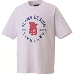 zett(ゼット) BEAMS DESIGN ビッグシルエットTシャツ 野球ソフトTシャツ (bot77407-1100)26SS、ホワイト