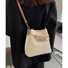 ショルダーバッグ 2wayバケットバッグmin#