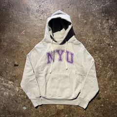 90s 00s チャンピオン NYU リバースウィーブ パーカー L グレー - メルカリ