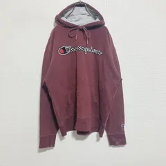 【センターロゴ】CHAMPION チャンピオン　プルオーバーパーカー　赤茶　L相当