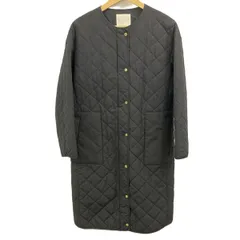 自由区/jiyuku(ジユウク) コート サイズ38 M レディース美品  - 黒 長袖/キルティング/中綿/秋/春