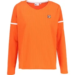fila(フィラ) 61 ロングスリーブシャツ テニスロングTシャツ W (cz6sgw003-og0)、オレンジ
