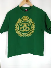 STUSSY スチューシー ロゴTシャツ グリーン 定番 ストリート 半袖