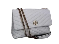 ※LS様専用　TORY BURCH トリーバーチ ショルダーバッグ キラ ホワイト系 レザー レディース チェーン キルティング
