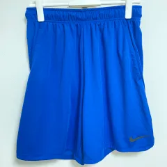 【224500】NIKE ナイキ  ハーフパンツ　ウエストゴム　DRI-FIT　ポリエステル生地　スポーツ等に　L メンズ  ・ ブルー