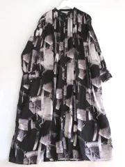 【223152】Sugar Rose シュガーローズ  アートプリントショルダープリーツOP　ワンピース　【クリーニング済み】  ・ 229503 ブラック