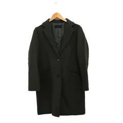 ジーナシス JEANASIS チェスターコート ロング ウール シンプル F カーキ /KT14