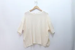 【224919】LEPSIM レプシィム  半袖 サマーニット アイボリー