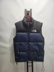 THE NORTH FACE ザノースフェイス ヌプシ 700 ダウン ベスト ネイビ xs