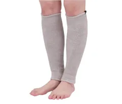 [ミーテ] レッグウォーマー ライトロング40cm グレージュ