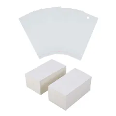 PH PandaHall 約200セット/箱 90x50mm 台紙 イヤリング ディスプレイカード クラフト紙 透明OPP袋 テープ付 80x60mm（実用 ジュエリー用 収納袋 クラフト用品 ハンドメイド 副資材 アクセサリーパーツ 手芸用品 手作り素材