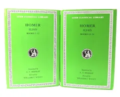 【中古】HOMER Iliad, Volume I,II: Books 1-12,13-24 (Loeb Classical Library) 2冊セット/Translated by A.T.Murray/Harvard University Press