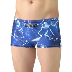 arena(アリーナ) トレ-ニングスパツツ(シヨ-トレツク 水泳水着M 非公認 (as6swm29m-blwh)、ブルー/ホワイト