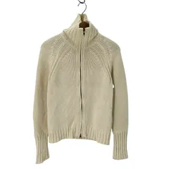 ギャップ Gap 00S OLD リブ編み ラグランスリーブ ジップアップ ドライバーズ ニット レディース import：M 