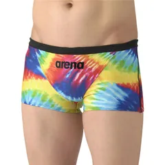 arena(アリーナ) トレ-ニングスパツツ(シヨ-トレツク 水泳水着M 非公認 (as6swm14m-ylbl)、イエロー/ブルー