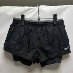 正規品/ウィメンズS (新品) NIKE フレックス トゥインワン ランニング ブラック ショートパンツ/ハーフパンツ