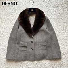 ステファンシュナイダー モヘヤ混 ウールショートコート フーデッド 